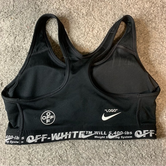 Off white Nike sports bra - Picture 2 of 3